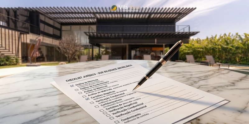 Due diligence imobiliária em condomínios de alto padrão: checklist jurídico