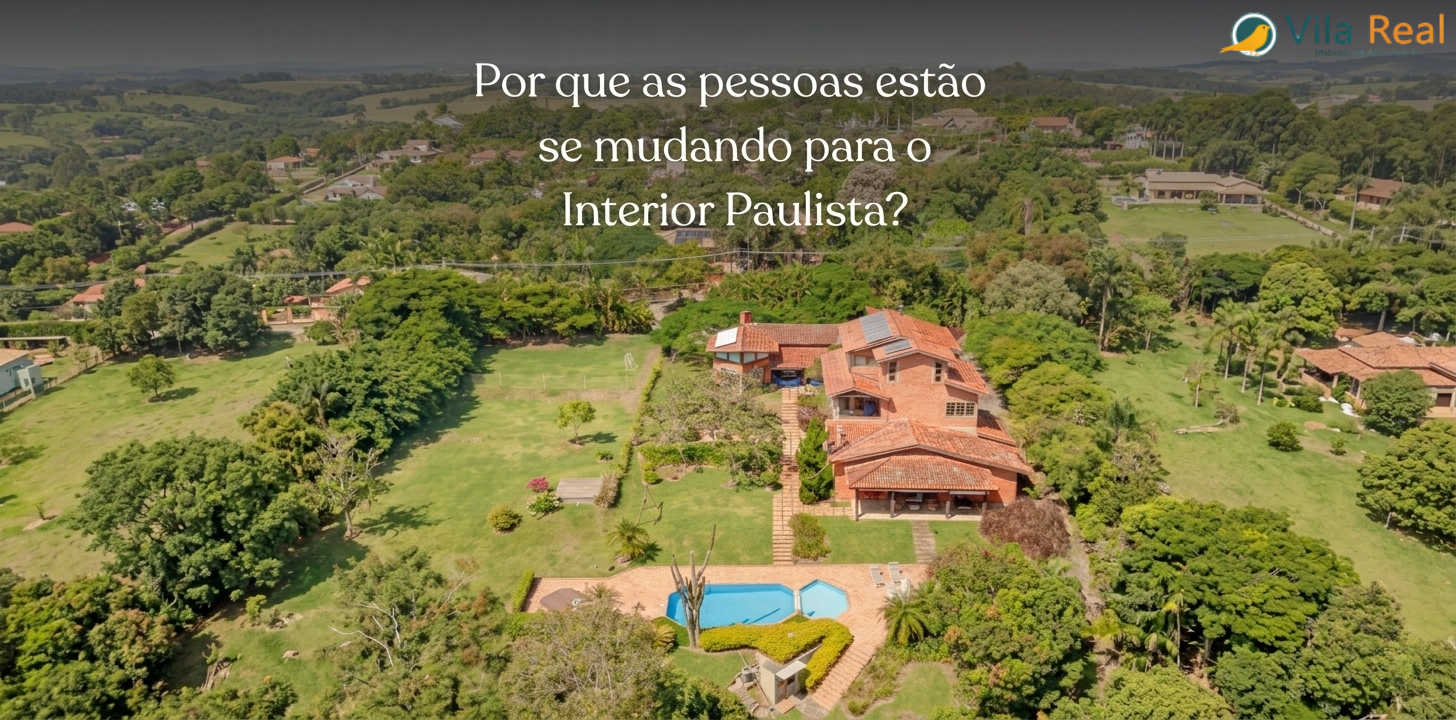 Por que as pessoas estão se mudando para o interior Paulista?
