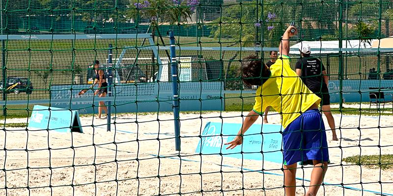 Evento de Beach Tennis no Condomínio Fazenda Vila Real